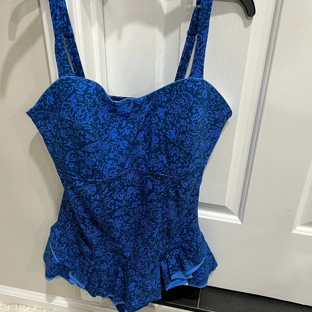 Profile by Gottex Women's Standard Mehndi D-Cup Swimdress